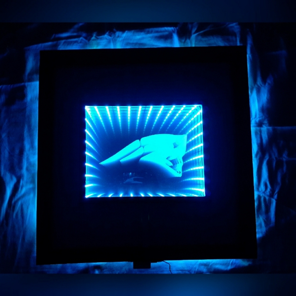 New England Patriots NFL Shell LED Infinity Mirror